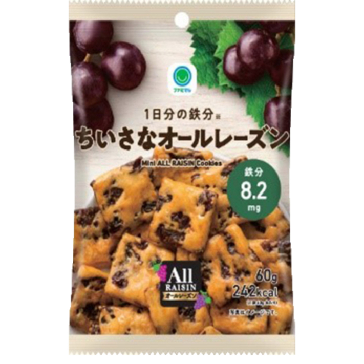 【日本全家】葡萄乾餅乾(60gx1)(效期至2026/01/02)