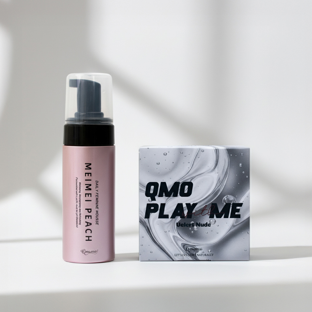 《私密清潔潤滑液爆水組》幼桃肌嫩白緊緻慕斯 PLAY WITH ME一起壞壞 爆水潤滑液(15入/盒)