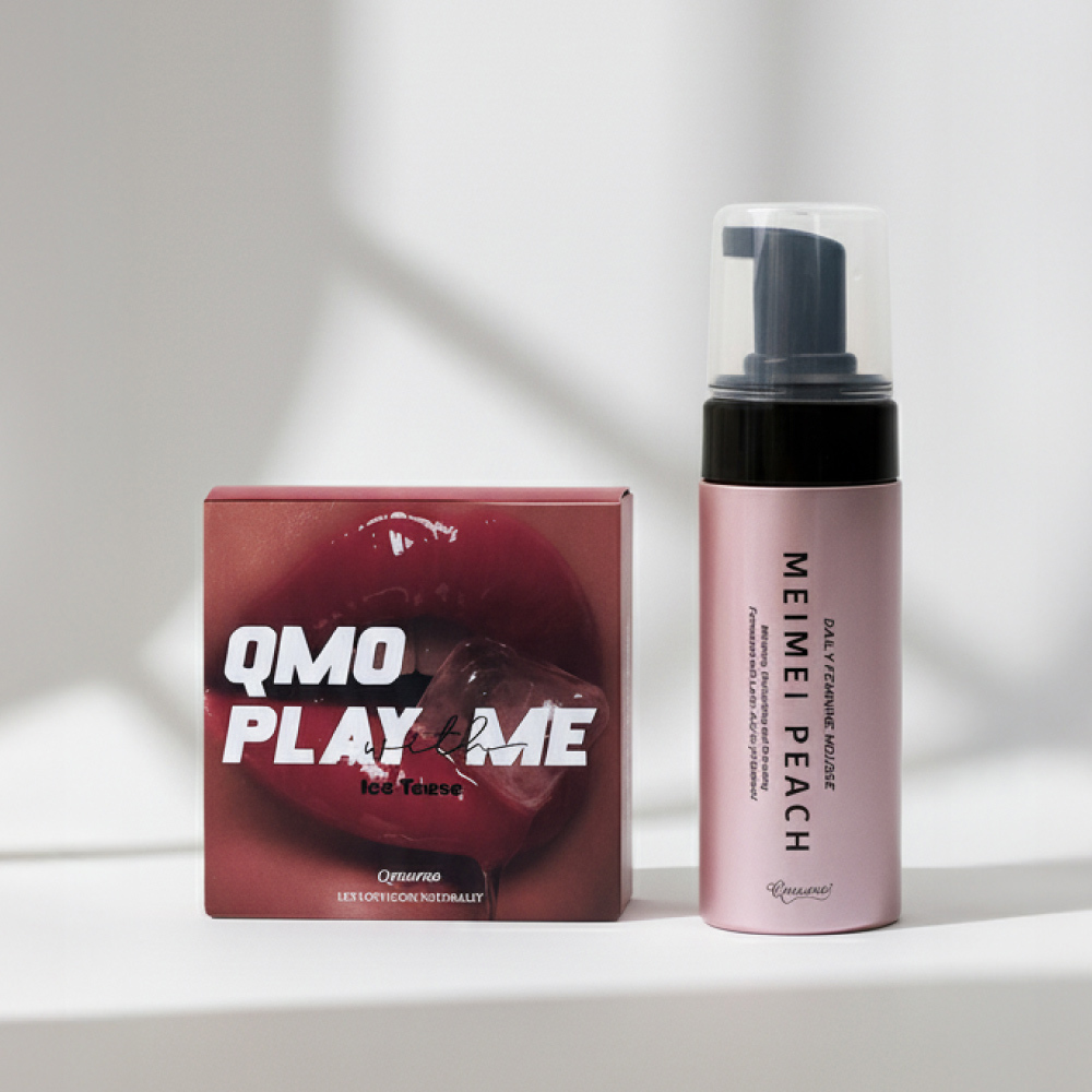 《私密清潔潤滑液冰點組》幼桃肌嫩白緊緻慕斯 PLAY WITH ME一起壞壞 冰點潤滑液(15入/盒)