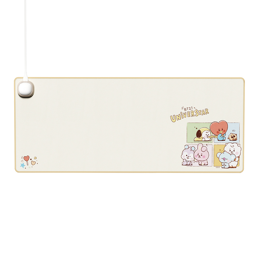 【向物】BT21多功能暖桌墊(黃色)(DSHJ-BT-2108B)