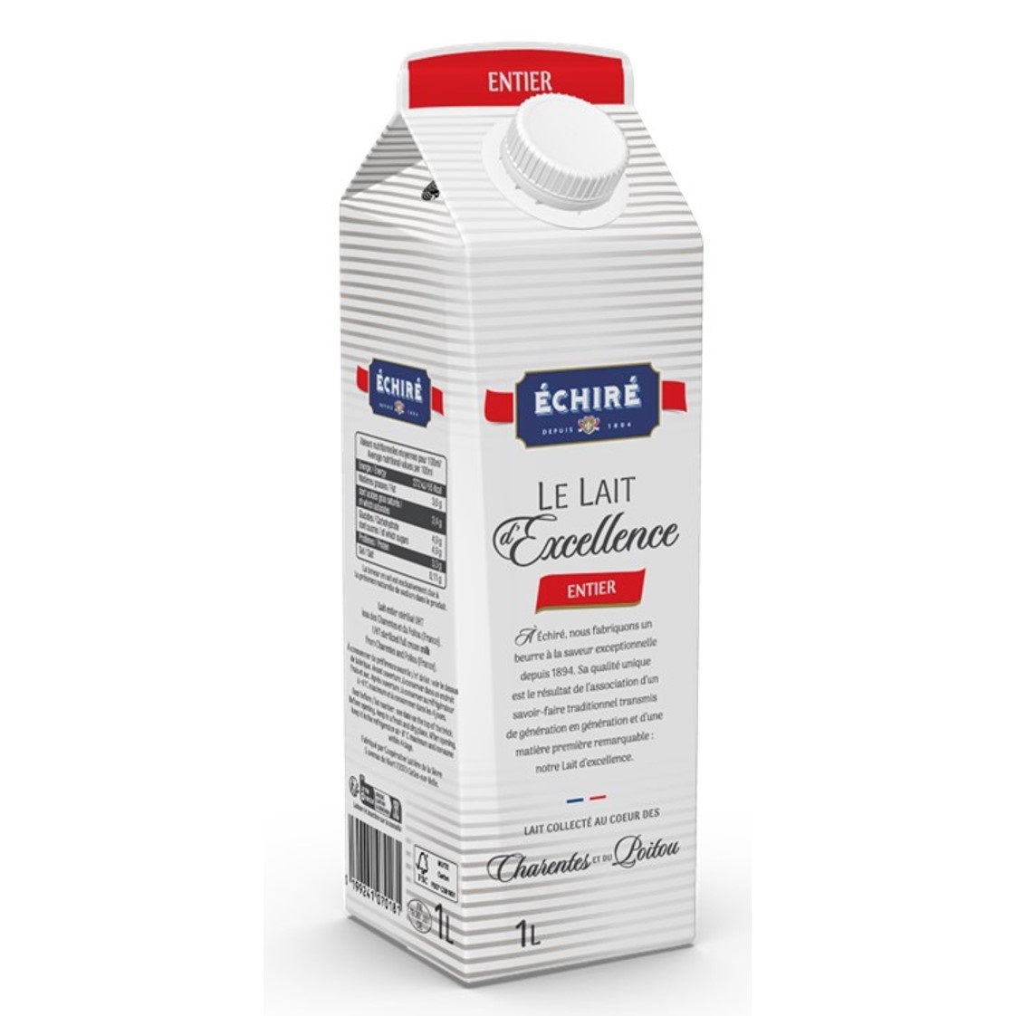 【冷藏店取-艾許】全脂牛奶(1L/瓶)