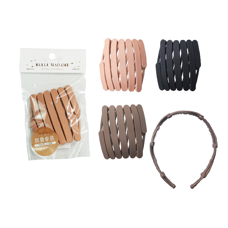 【貝麗瑪丹】折疊髮箍(1入)
