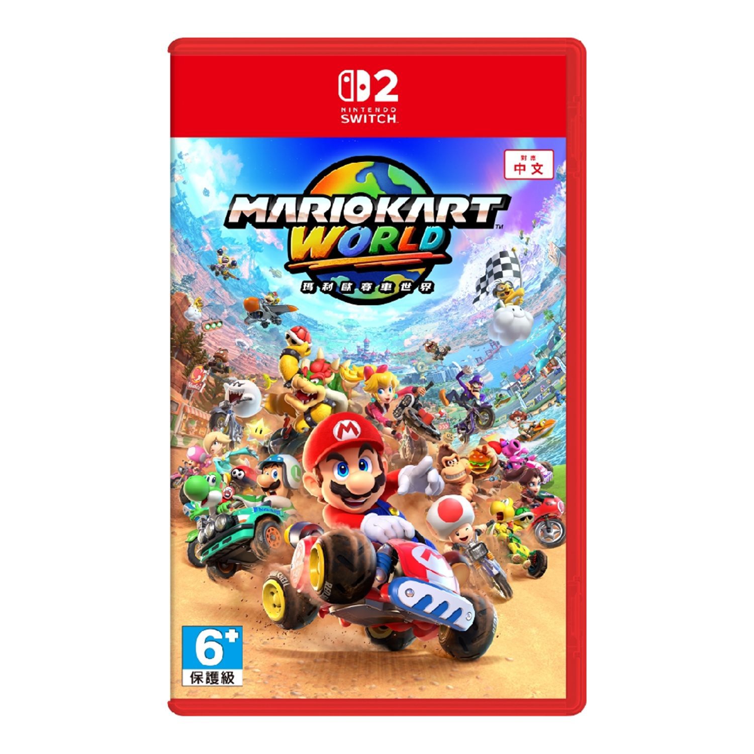 【Nintendo 】遊戲軟體/瑪利歐賽車世界(Nintendo Switch 2 (中文版) / 遊戲片)