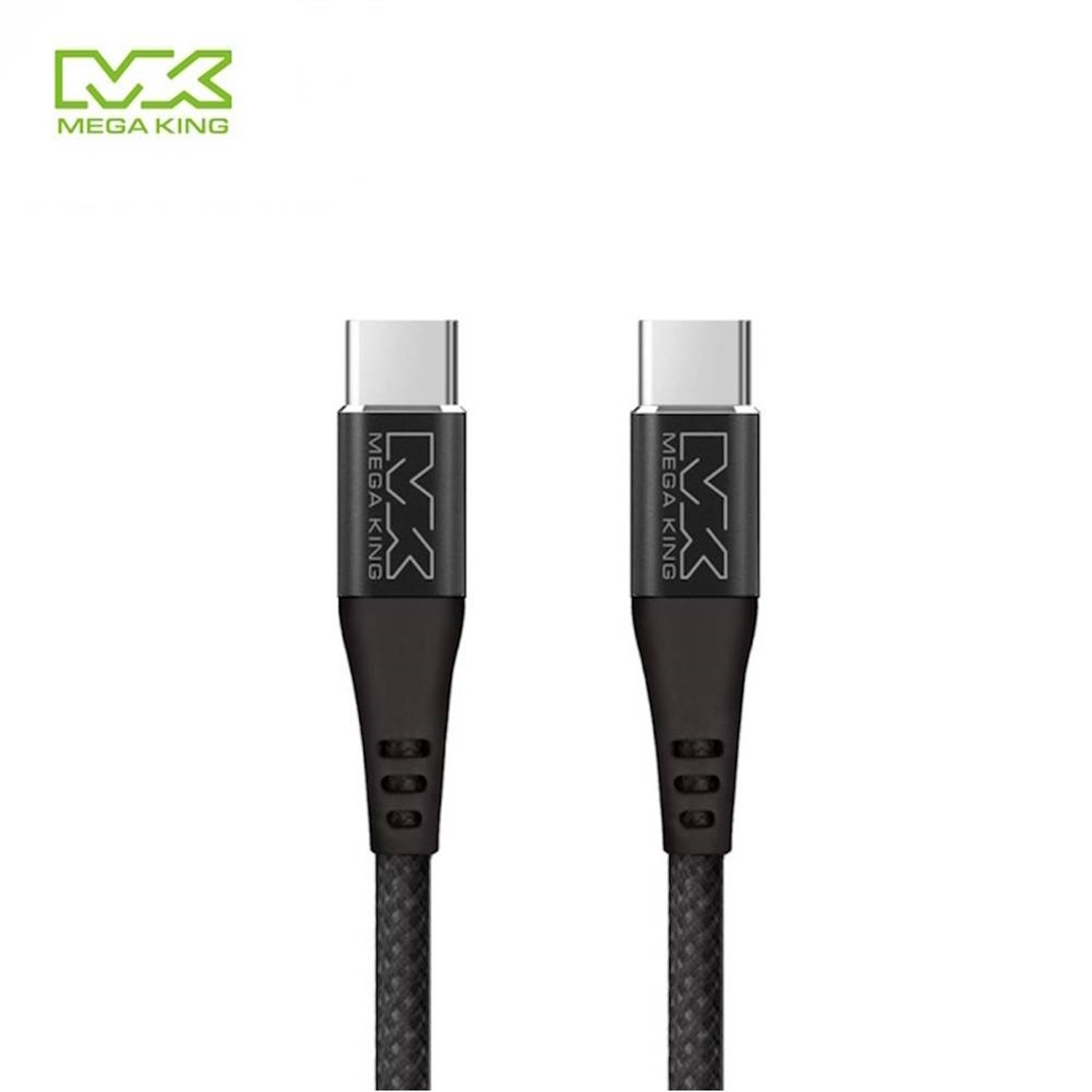 【MEGA KING】傳輸編織充電線1M