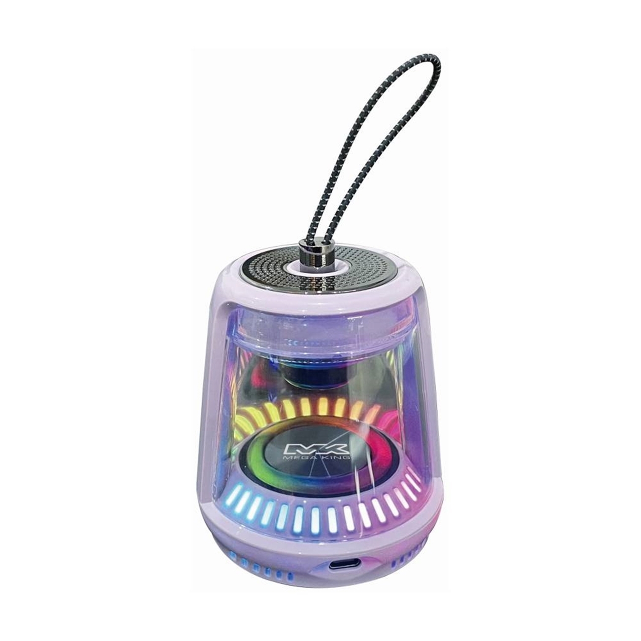 【MEGA KING】炫彩水晶藍芽喇叭