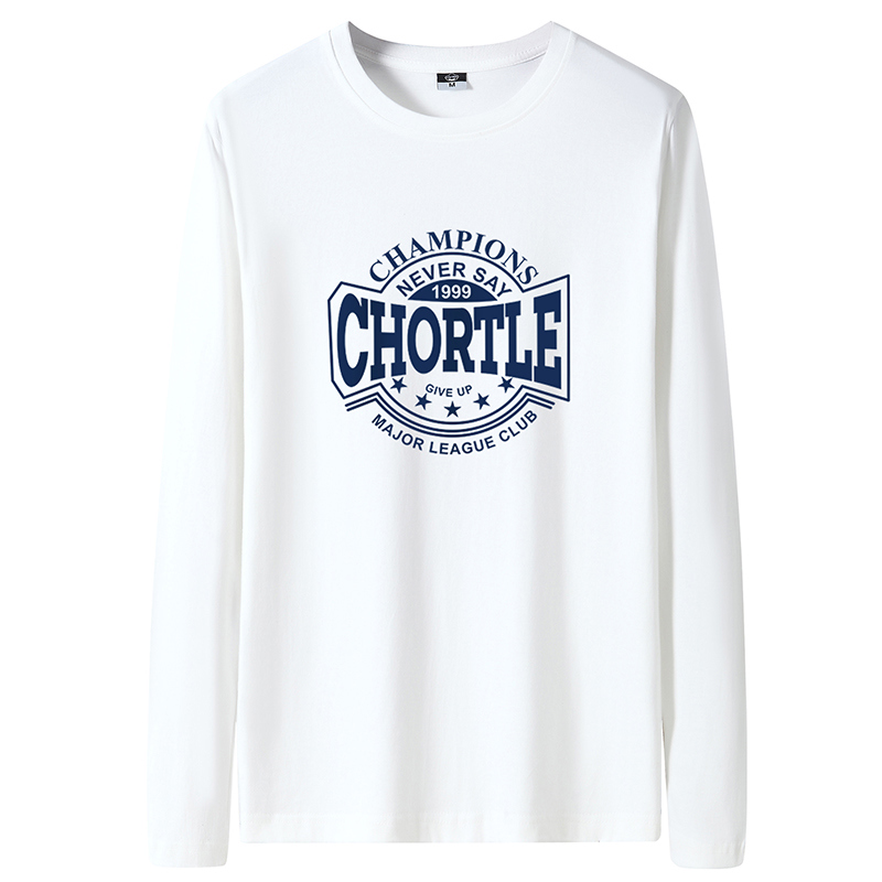 美式潮流冠軍圓領長袖上衣 長T 休閒 簡約 美式 潮流 時尚 T恤 加大尺碼 台灣出貨【NZ6JN2583】