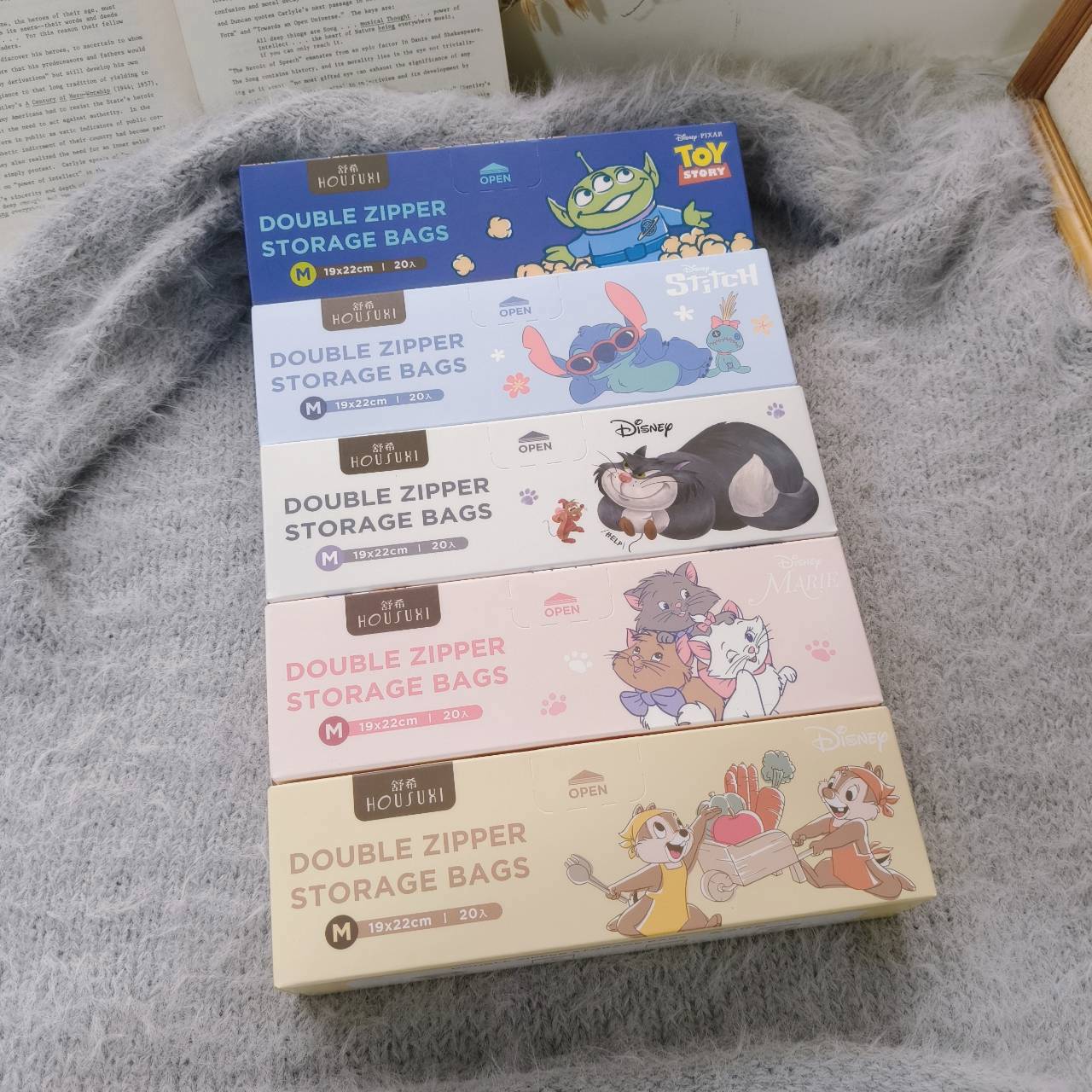 迪士尼系列 雙夾鏈保鮮袋M(不挑款)