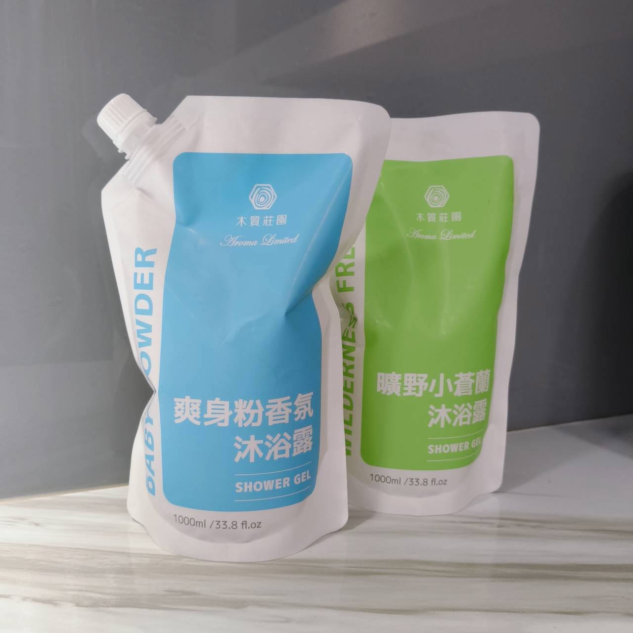 木質莊園香氛沐浴露補充包1000ml(2款)