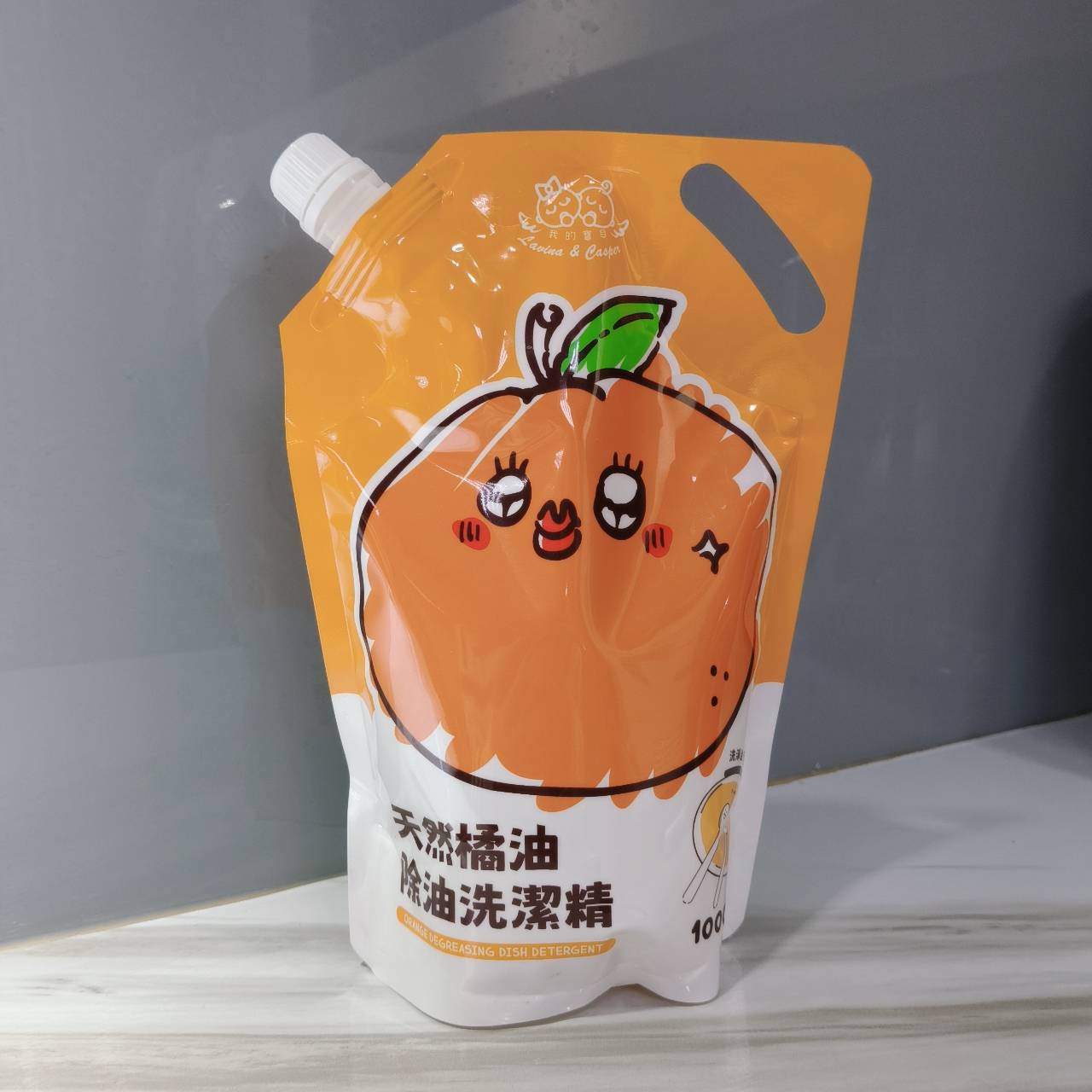 天然橘油除油洗潔精補充包(1000ml)