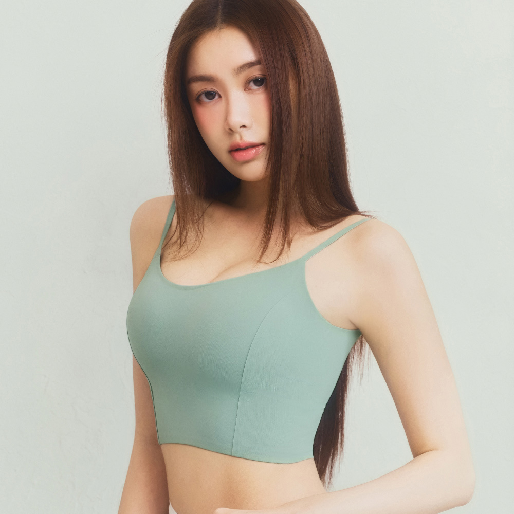 BRA TOP【3D SoftWear】無鋼圈貼合式無痕背心 ​(海鹽綠)