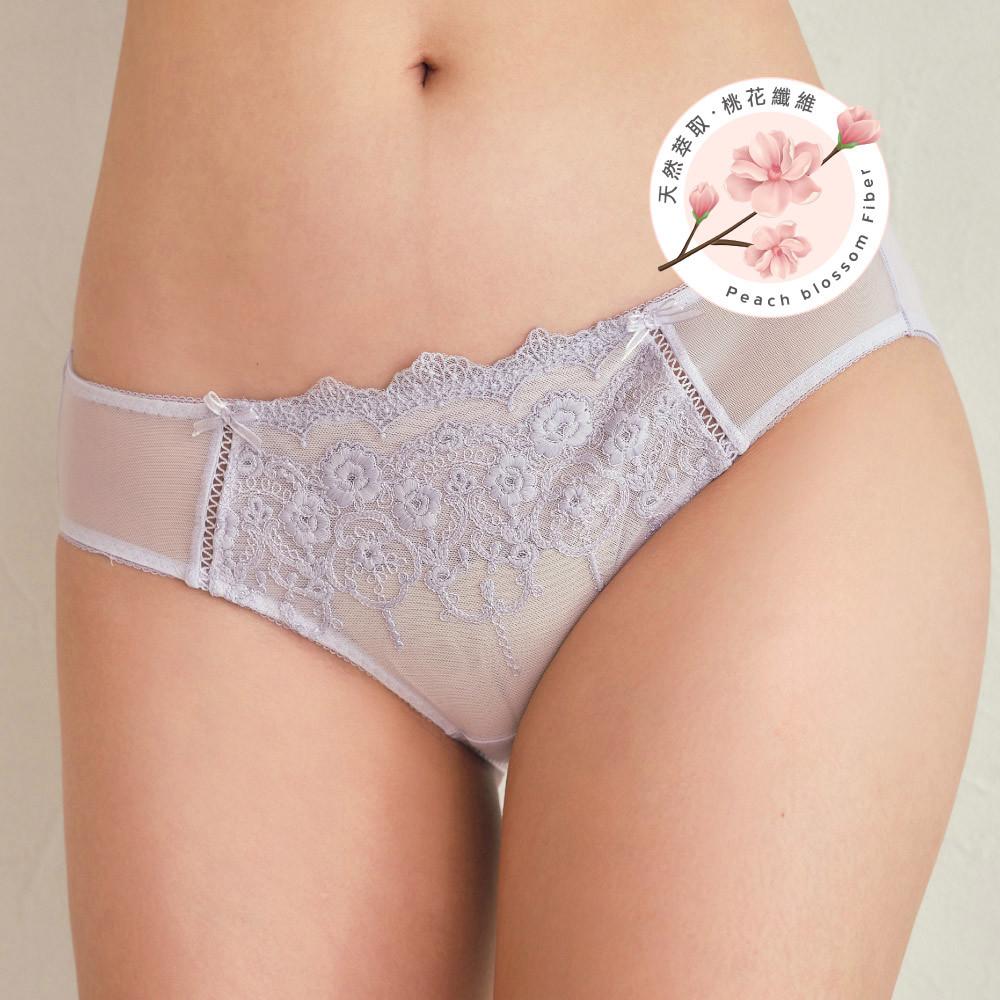 小褲【甜meme】中腰寬邊包臀小褲 (夢幻紫)