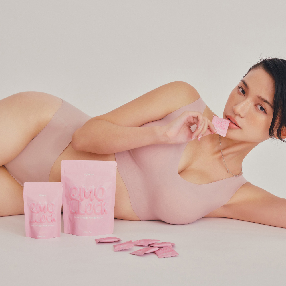 QMO L.LOCK玫瑰隱形潤澤膠囊(30入/大袋裝)