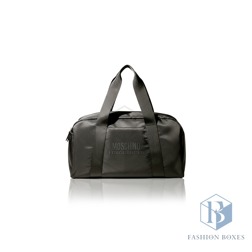 MOSCHINO 酷黑週末旅行包