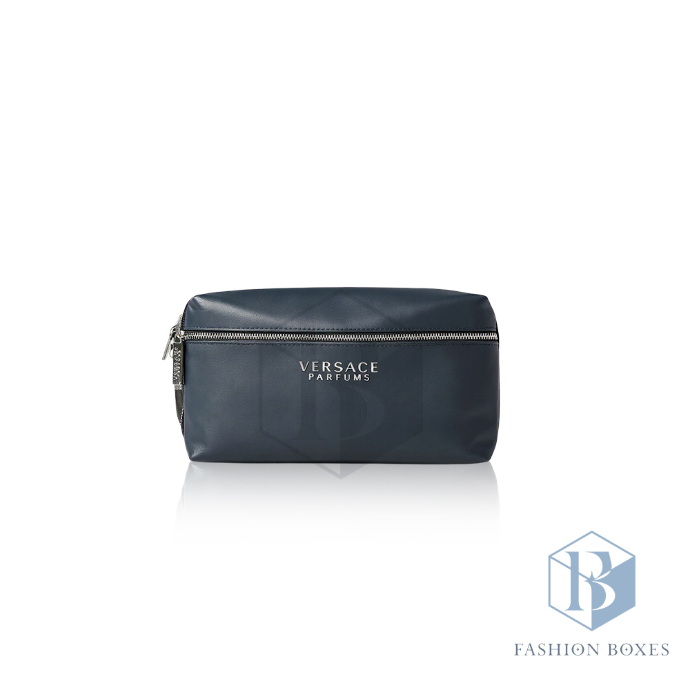 VERSACE 凡賽斯 高質藍男性旅行收納包