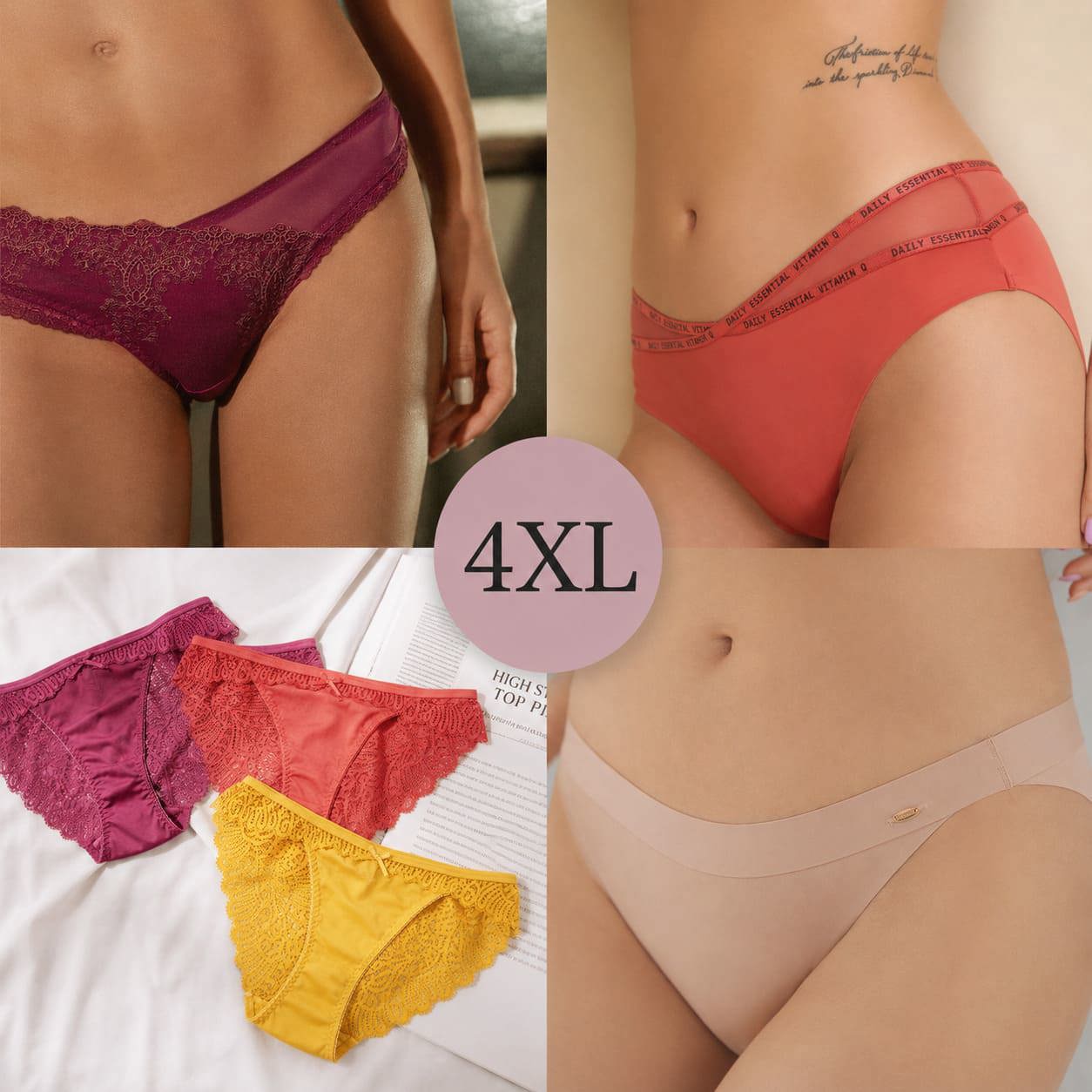 【4XL碼】內褲款式任選6件$618