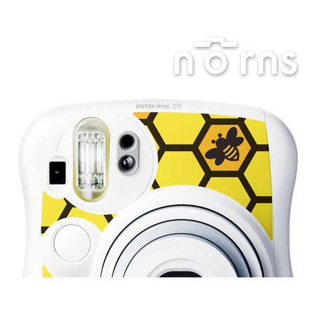 【Honey Yellow】Norns MINI25 專用FUJIFILM日本富士原廠拍立得相機機身貼紙