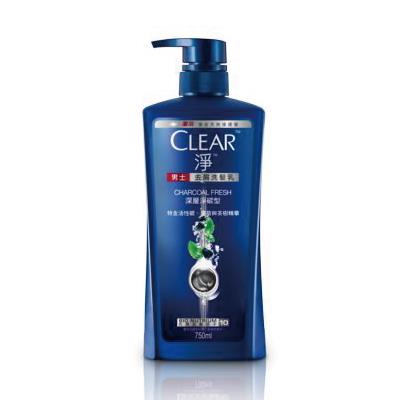 淨 男士深層淨碳洗髮乳750ml