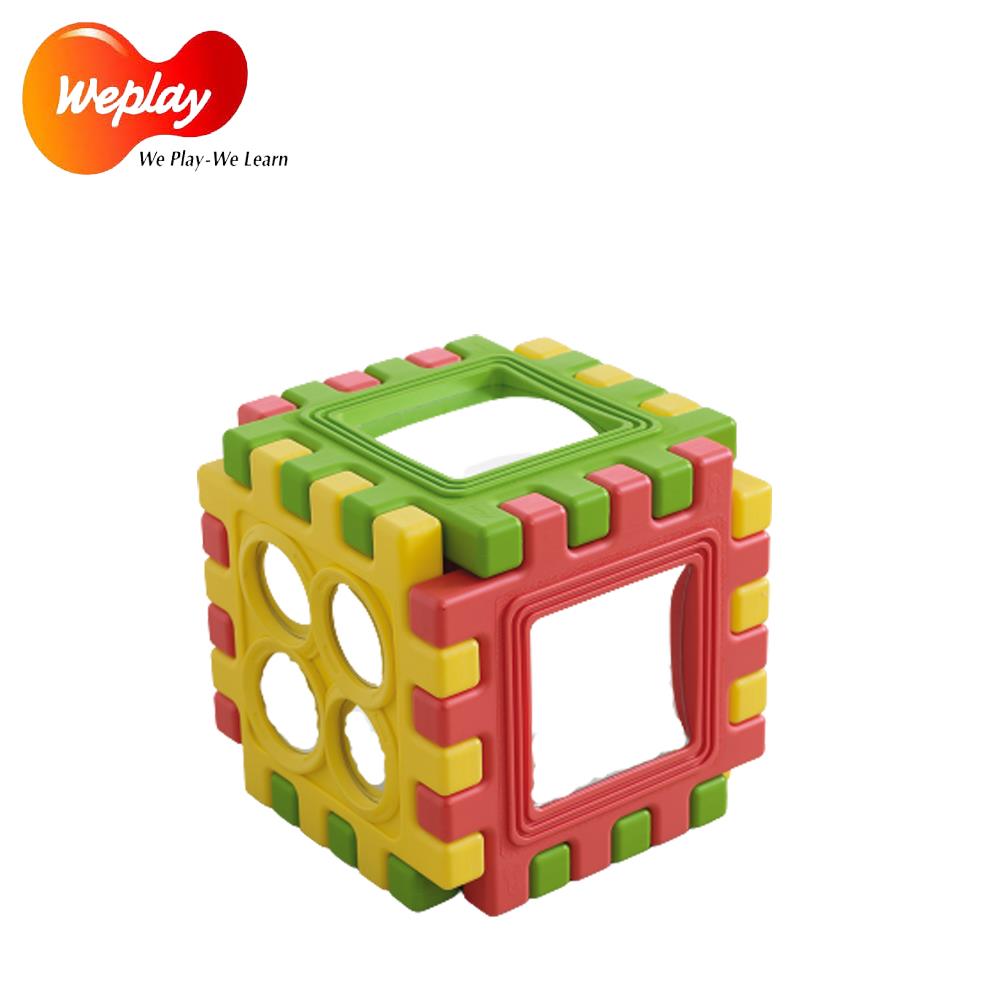 「8%紅利。滿額好禮」童心園 Weplay 統感玩具 - 鏡子探索積木