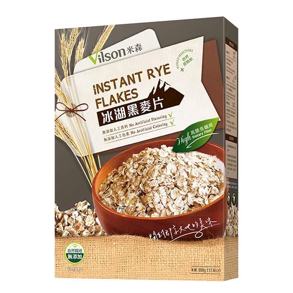 【米森 vilson】冰湖黑麥片(500g/盒) 【營養早餐↘85折】