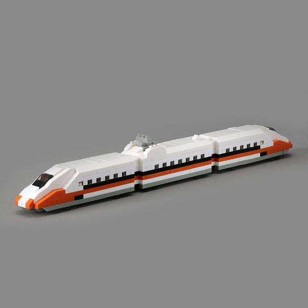 【台灣高鐵】日本nanoblock河田迷你積木-高鐵700T列車
