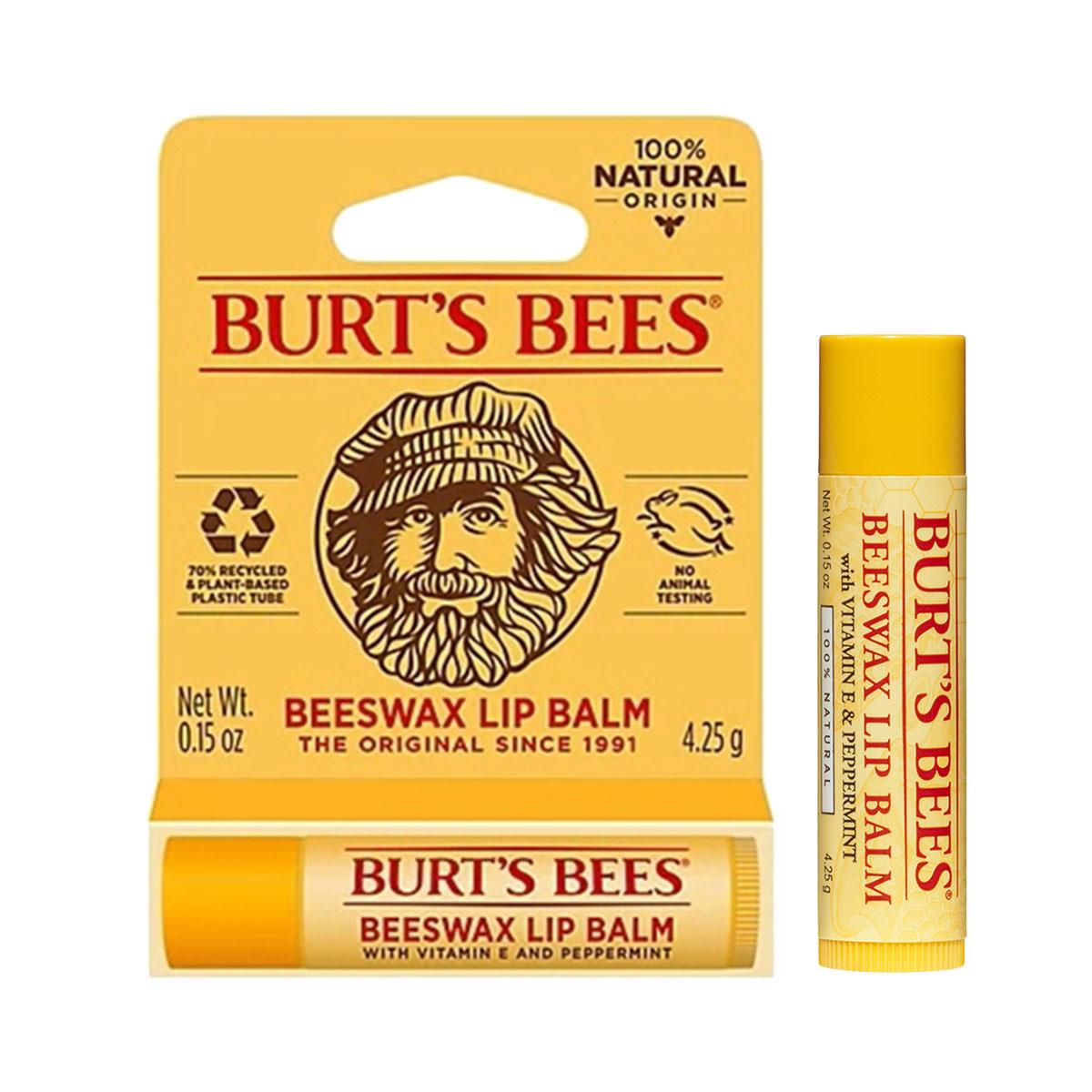 【任二入$299】｜Burt’s Bees 蜂蠟護唇膏4.25g