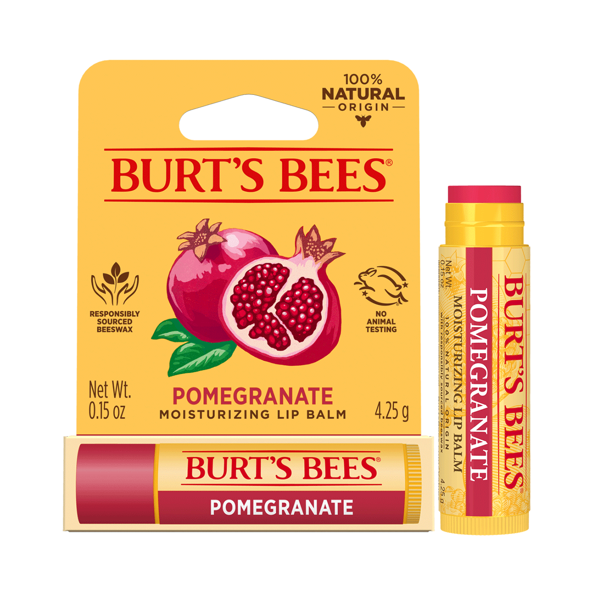 6入$599↘Burt’s Bees 石榴保濕滋潤護唇膏4.25g