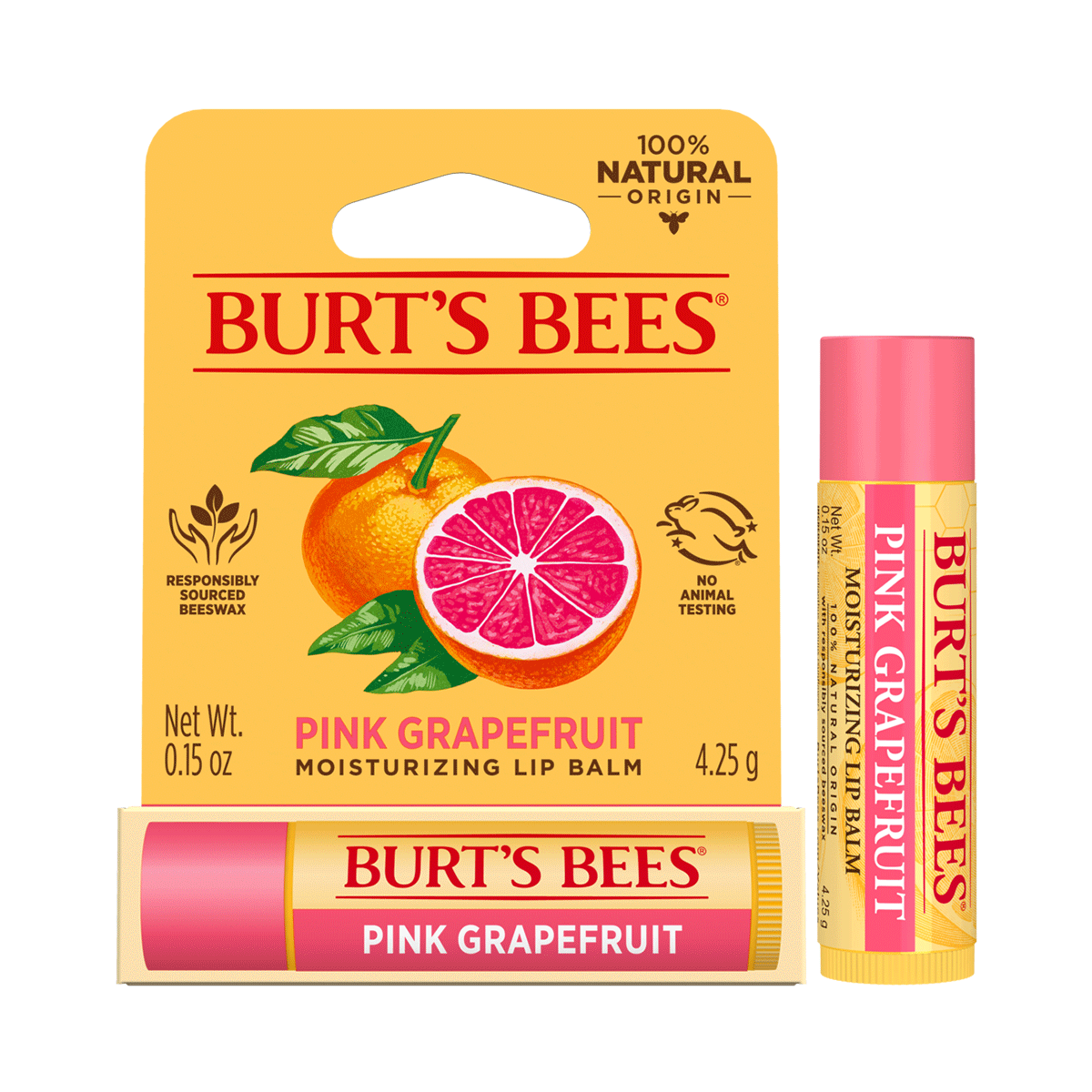 Burt’s Bees 愛戀葡萄柚水潤唇膏4.25g【任選3入$399 / 任選5入$599】