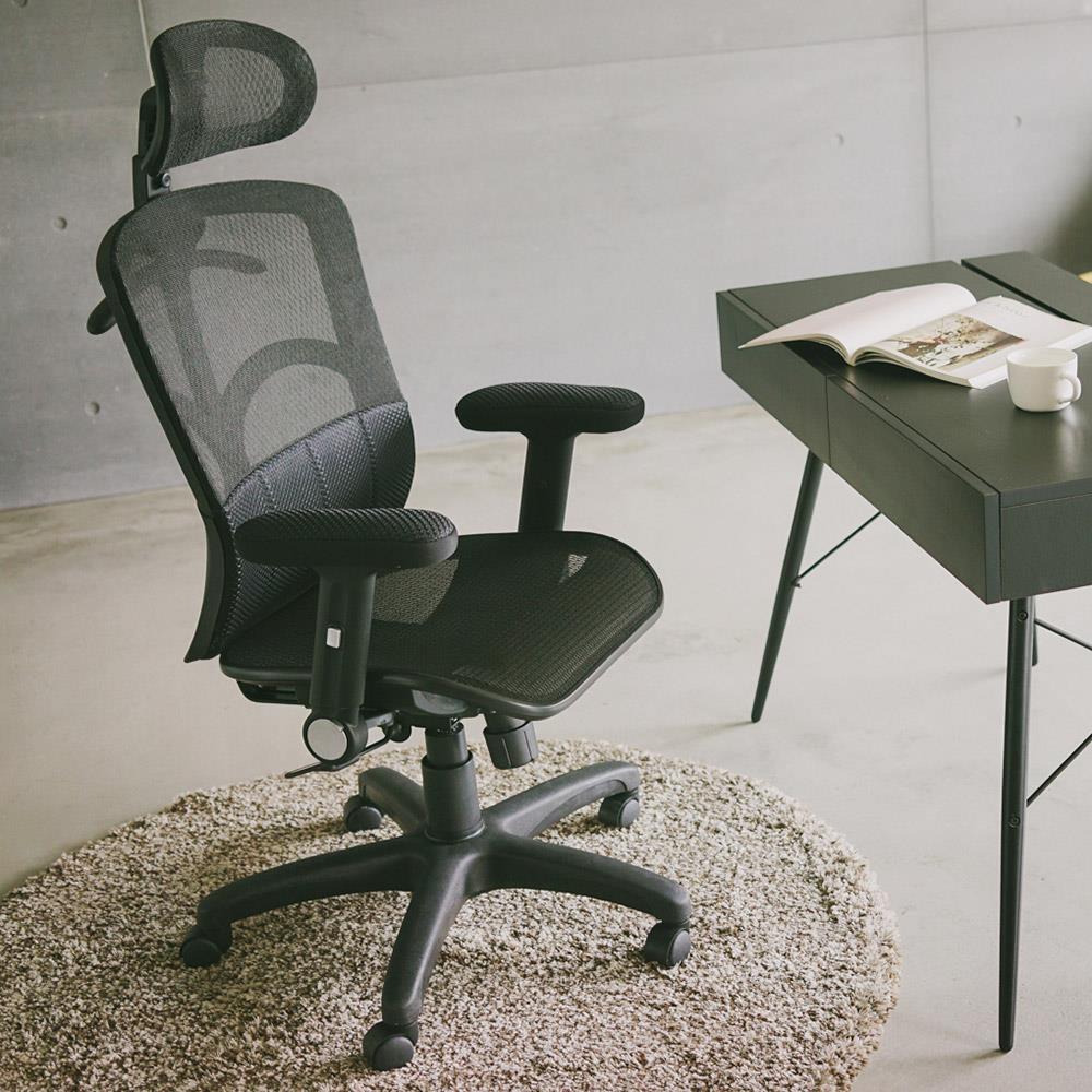 氣墊腰靠透氣網椅電腦椅 MIT台灣製 完美主義【T0072】