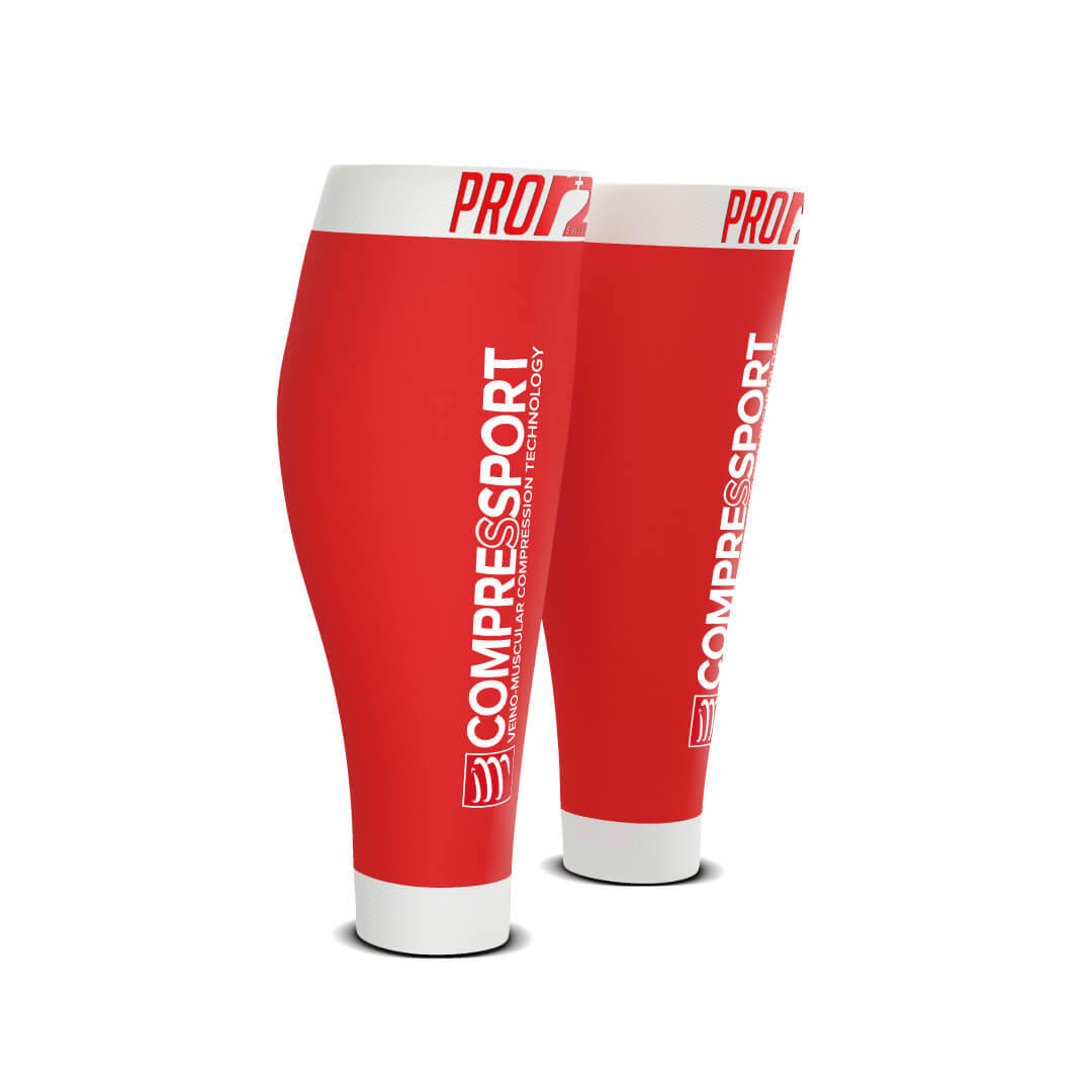 機能壓縮陶瓷纖維ProR2小腿套 (紅色)