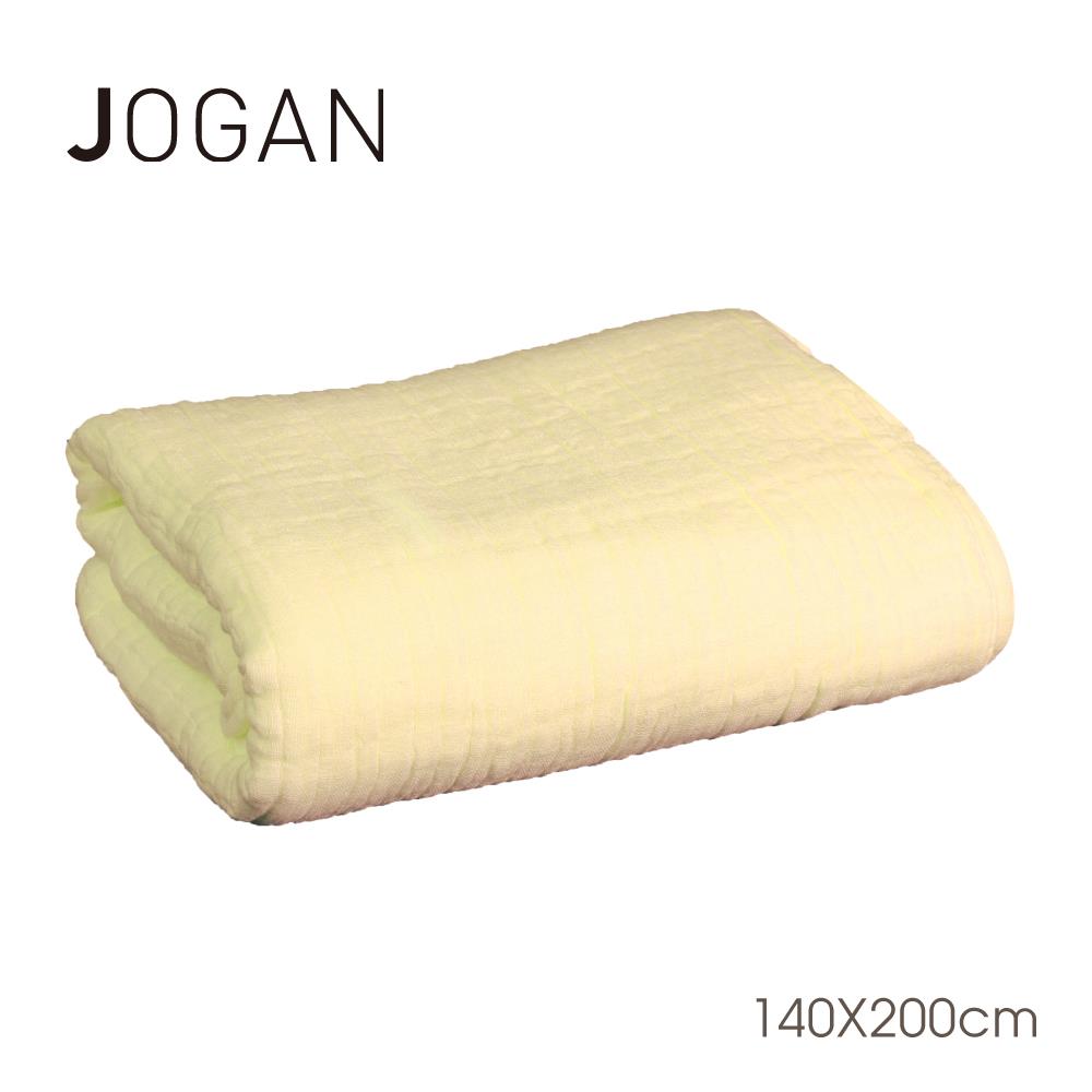 JOGAN 日本雙人紗布毯-黃140*200cm K-HWWK-1500-YE