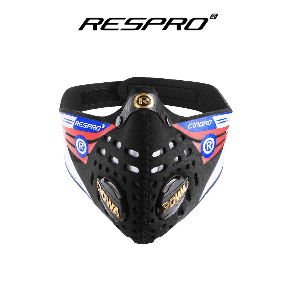 英國 RESPRO CINQRO 運動款多重防護口罩( 黑色 )