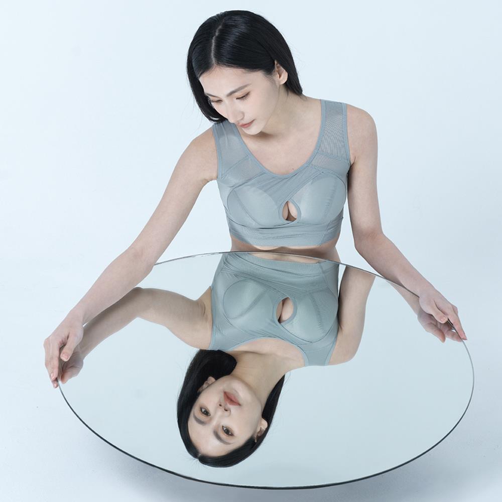 雙C防擴對策 空氣感日著微塑內衣-灰色