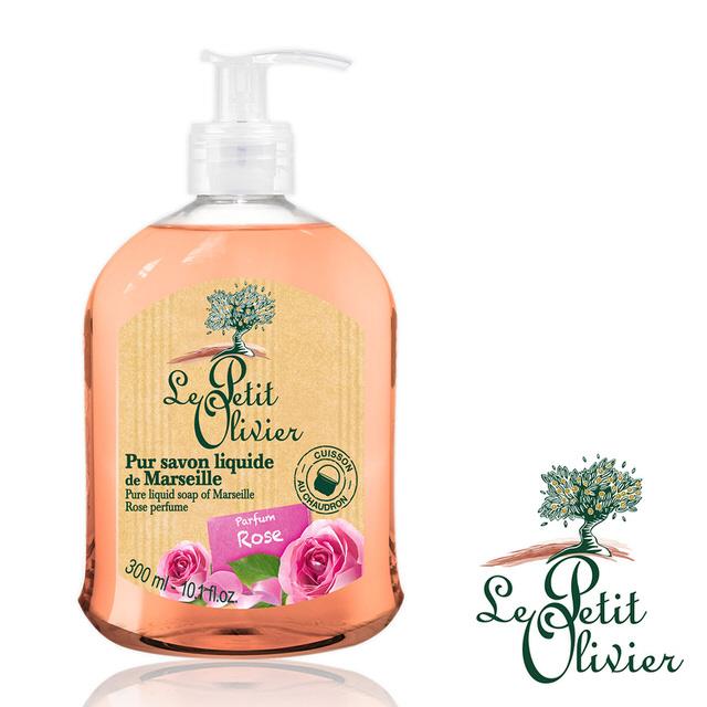 【法國小橄欖樹Le Petit Olivier】清新草本洗手露 (玫瑰/300ml)