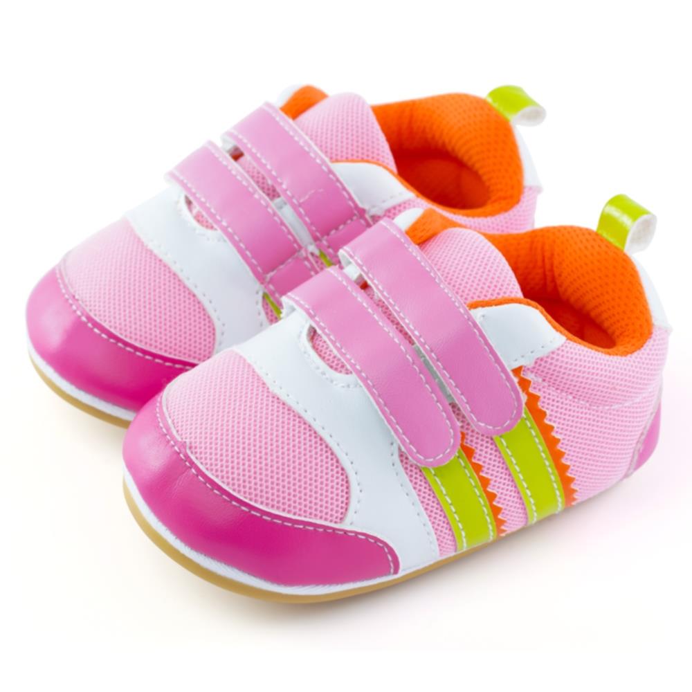 【NikoKids】軟Q底學步鞋(SG508)粉色