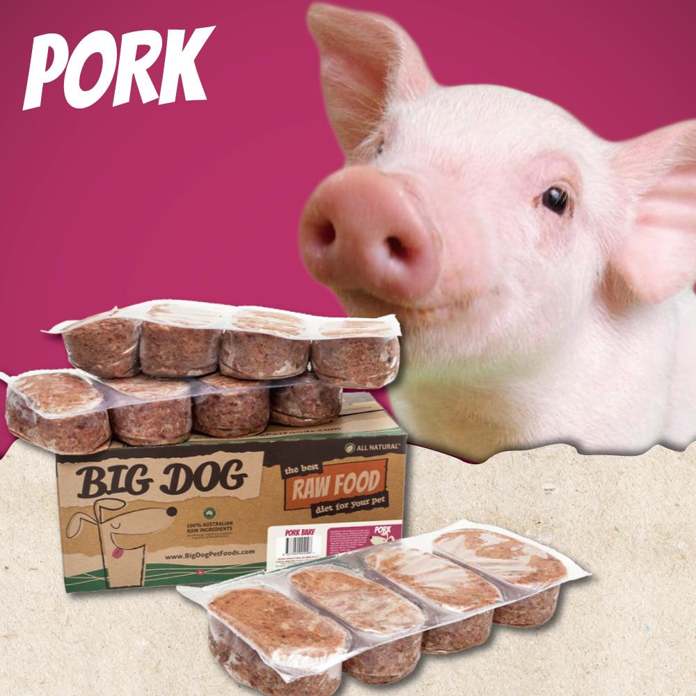 澳洲BIG DOG犬用生食肉餅｜豬肉