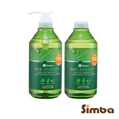 小獅王辛巴 綠活系奶瓶蔬果洗潔液800ml組合包(一組2入)