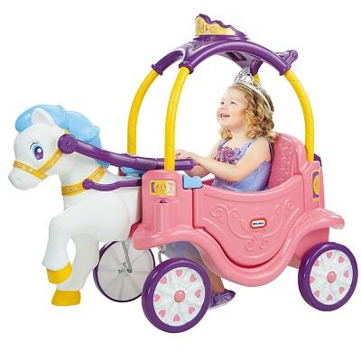 「8%紅利。滿額好禮」美國 Little Tikes 公主馬車 | 學步車/娃娃車/玩具卡車/滑步車 | 兒童發展玩具