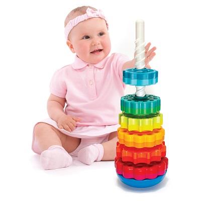 【美國 FatBrain】彩虹旋轉樂 | 增加親子互動兒童發展玩具