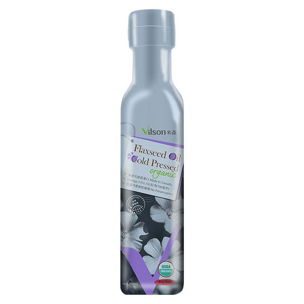 【米森 vilson】有機冷壓亞麻籽油(250ml)