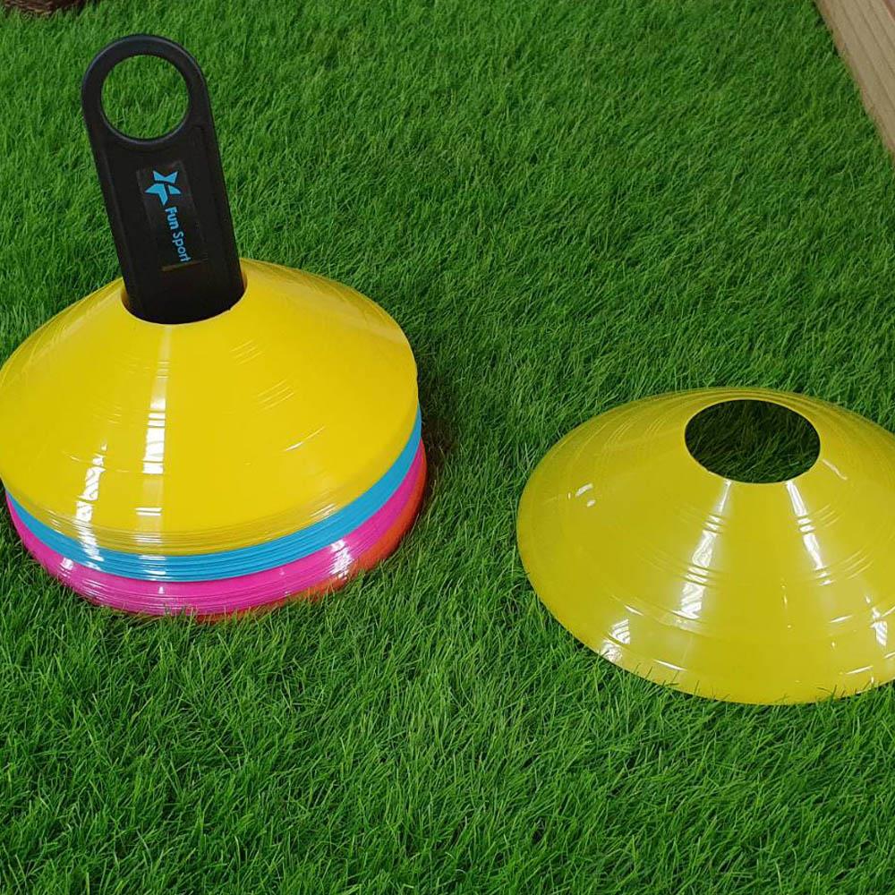 台灣製造- Fun sport 敏捷性訓練器材-記號盤(Marker cone)足球・田徑・直排輪・曲棍球・跑步訓練