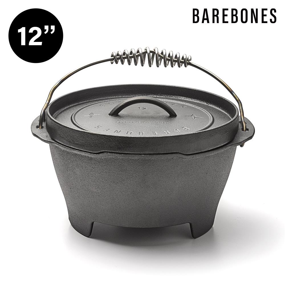 Barebones 12吋鑄鐵鍋荷蘭鍋 CKW-308 / 鑄鐵鍋 荷蘭鍋 炊具