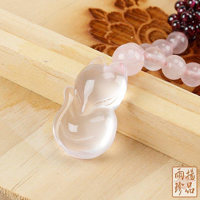 粉晶石榴狐仙項鍊