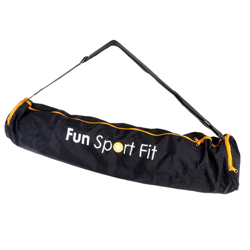 莎布娜瑜珈背袋-(黑2L加大款) -Fun Sport fit(瑜珈袋/瑜珈背包/瑜珈收納袋/瑜珈墊背袋)