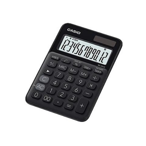 CASIO 卡西歐 甜心馬卡龍 計算機桌上型MS-20UC-BK-神秘黑
