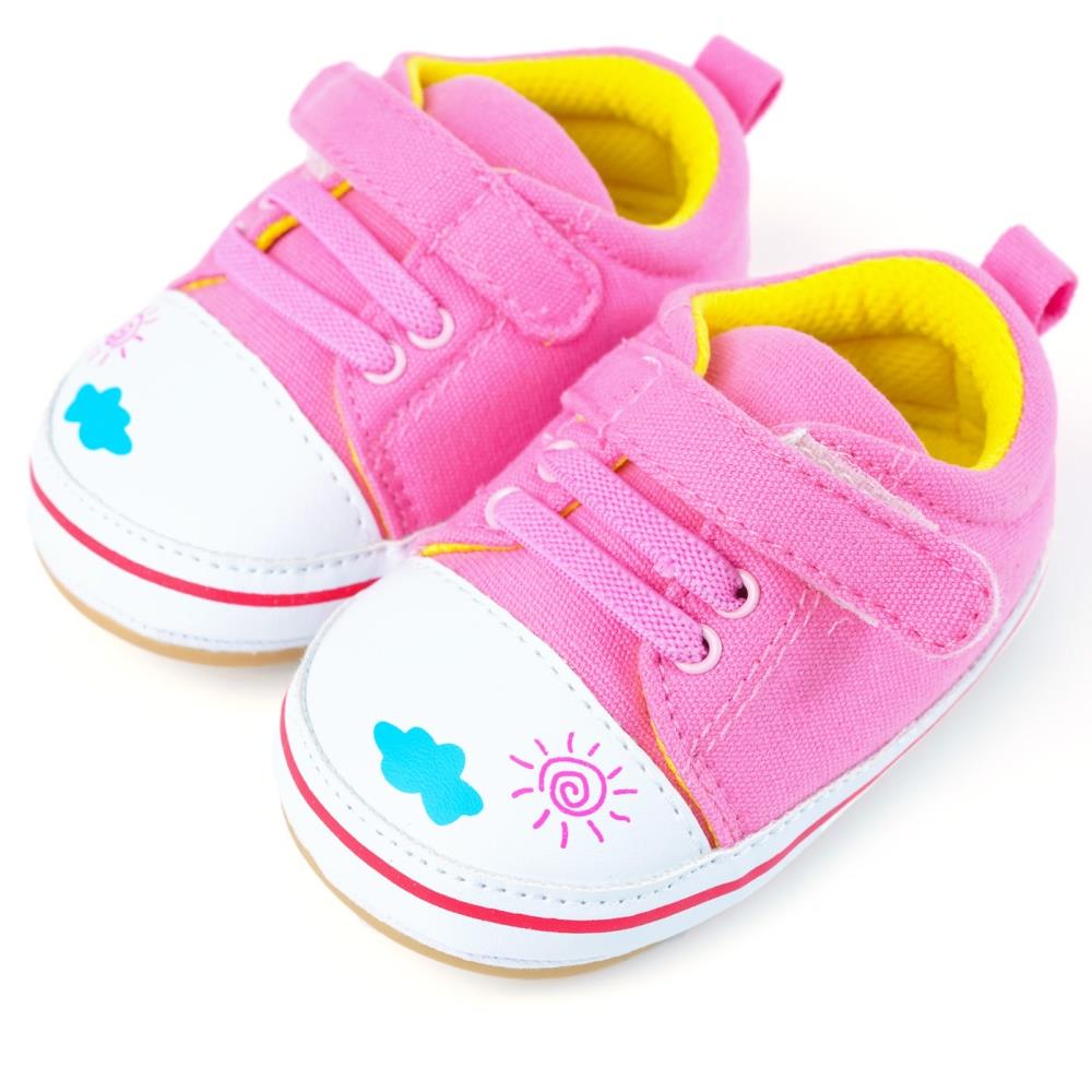 【NikoKids】軟Q底學步鞋(SG549)粉色【柔軟舒適室內室外皆宜】