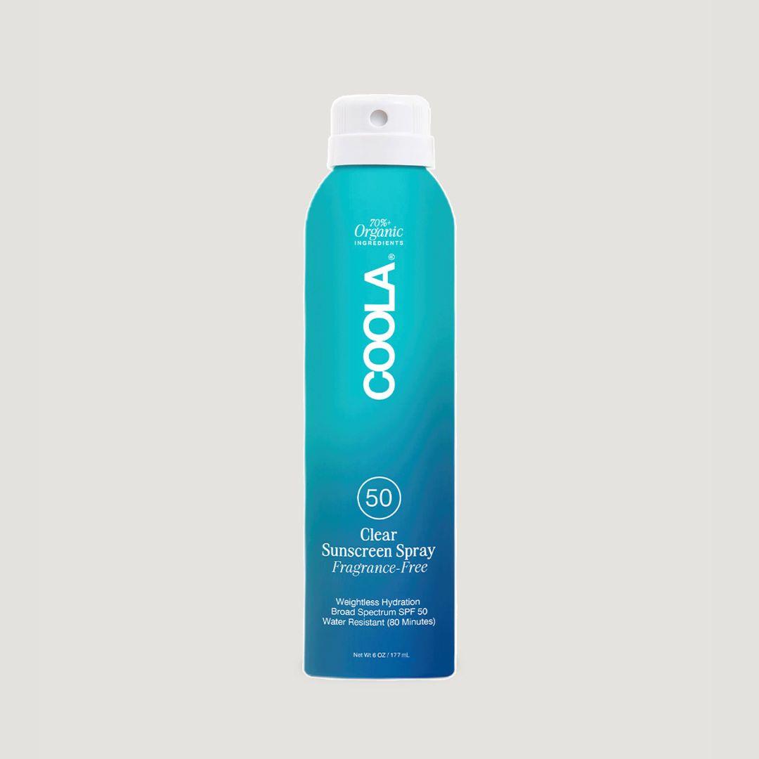 85折｜COOLA 不間斷運動防曬噴霧 SPF50 (無香精) 177ml