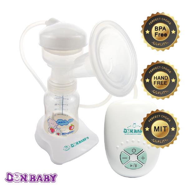 「台灣Donbaby」六段式智慧型手電動吸乳器 (一機兩用) 矽膠按摩氣墊 不含雙酚A
