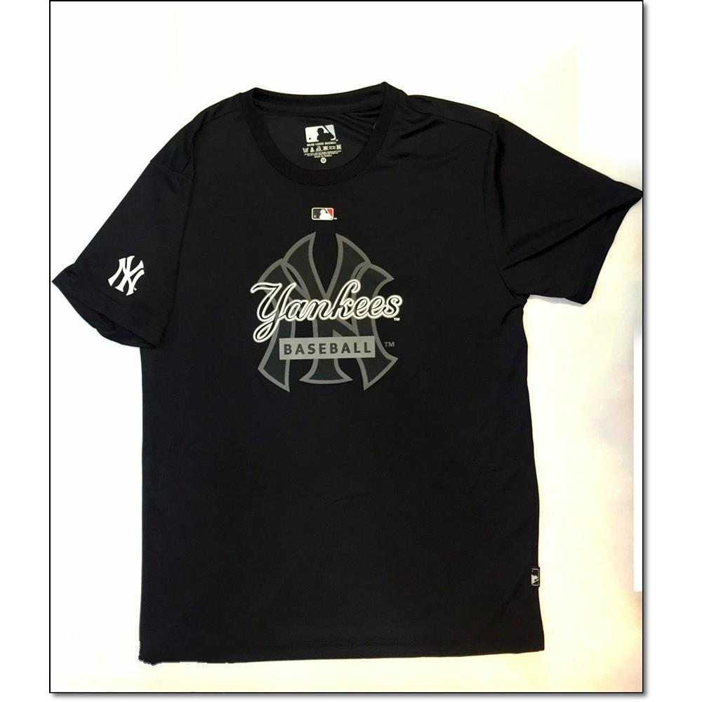 #MLB/NBA 5830225-900  男 夏短袖吸排圓領印字T恤 黑色S-2XL(洋基隊)MIT