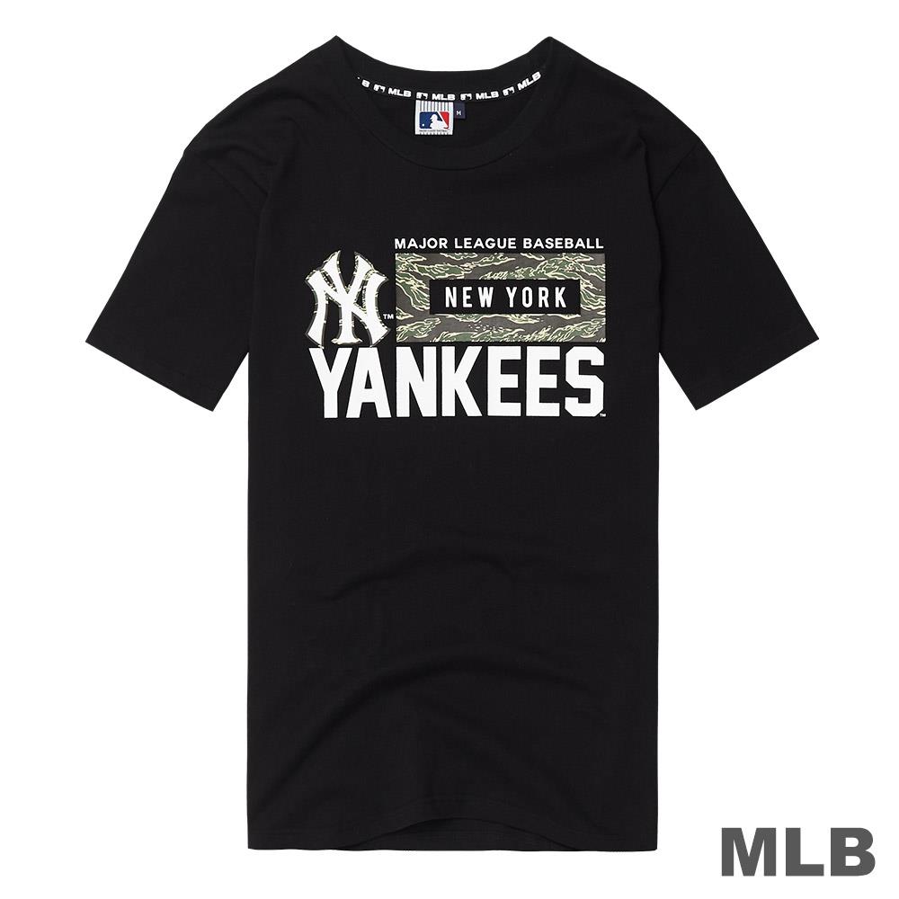 #MLB/NBA 5830236-900  男 夏棉質短袖圓領印花T恤 黑色S-2XL(洋基隊)MIT