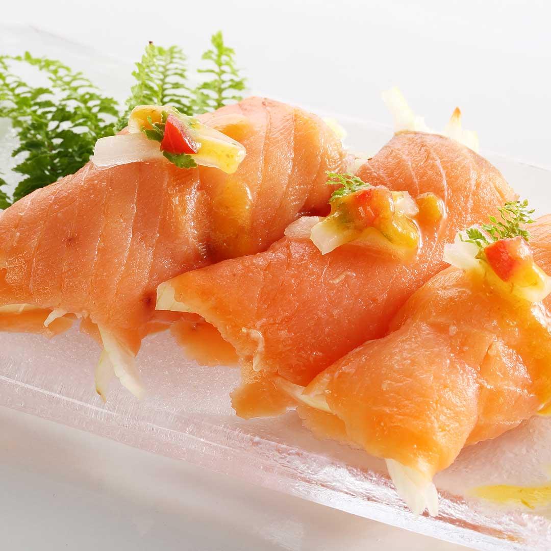 嚴選冷燻煙燻鮭魚片 250g/±10%/包